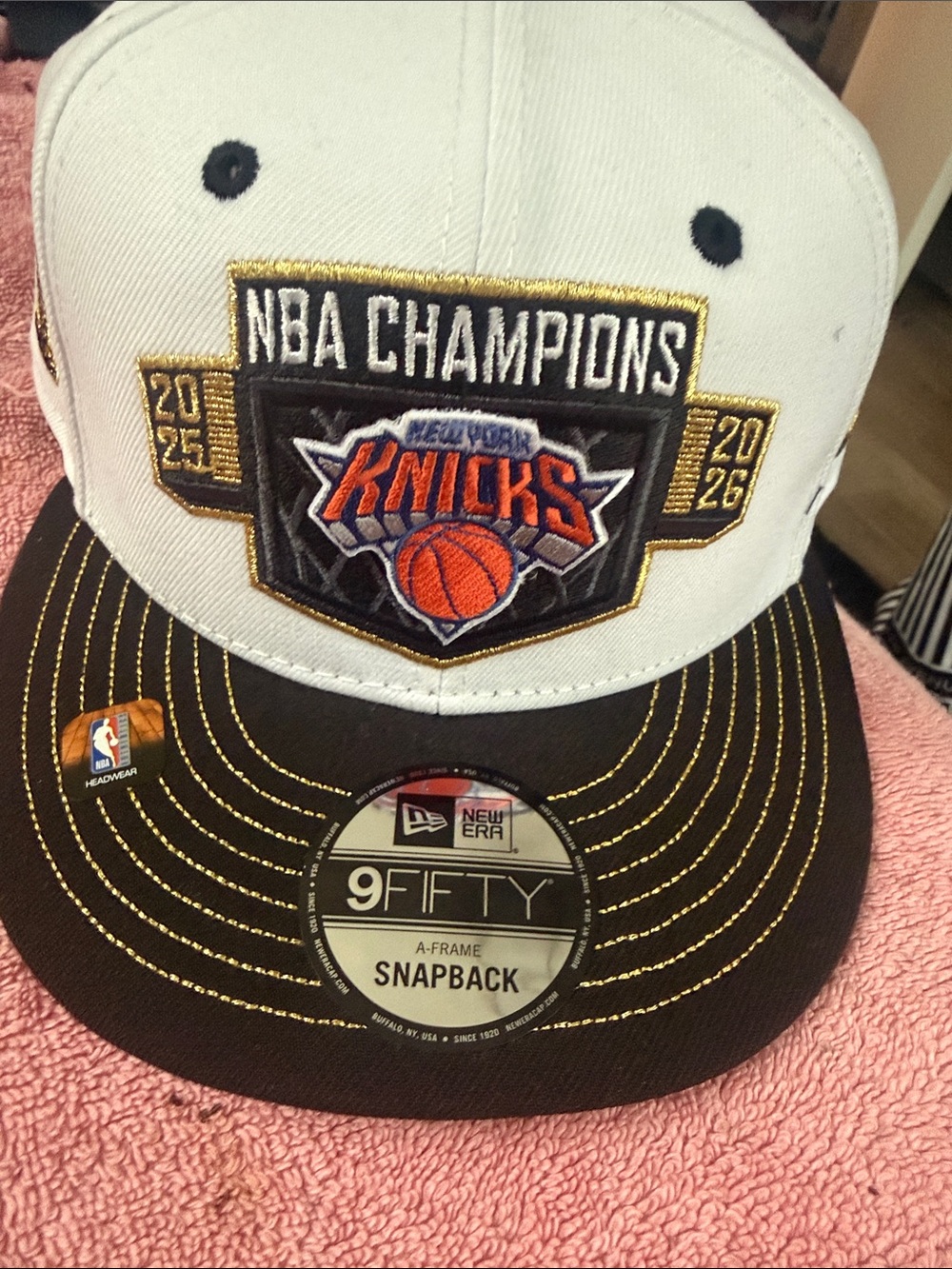 Knicks championship 2025-2026 SnapBack hat